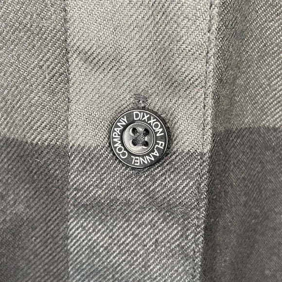 Dixxon Women’s Form And Function D-Tech Black/Gray Plaid Flannel Size XL - Picture 6 of 8